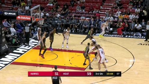 《NBA全场集锦》【原声】老鹰87-120热火 热火6人上双老鹰惨遭三连败