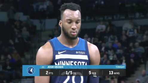 《NBA全场回放》【回放】雄鹿vs森林狼第3节 迪文岑佐连轰两记三分