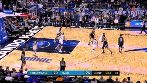 《NBA全场集锦》武切维奇直塞一发 戈登篮下接球迅猛一扣