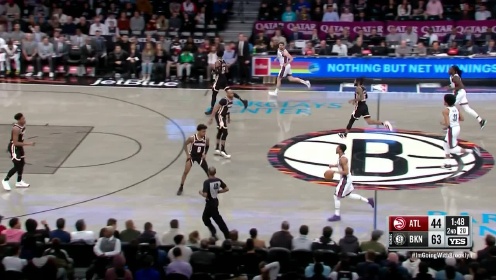 《NBA全场集锦》啥都别说上就完了 哈里斯横冲直撞打板命中