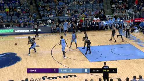 《NBA全场集锦》【原声】国王115-119灰熊 灰熊全民皆兵7人得分上双主场取胜
