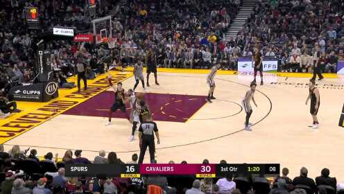 《NBA全场集锦》奥斯曼大范围转移神来之笔 小南斯接球三分一发入魂