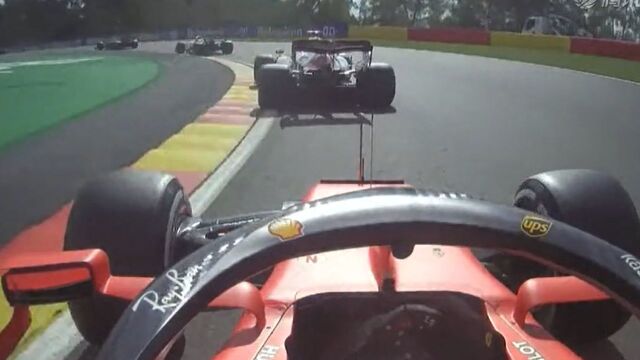 F1比利时站高光时刻 莱科宁轻松超越维特尔