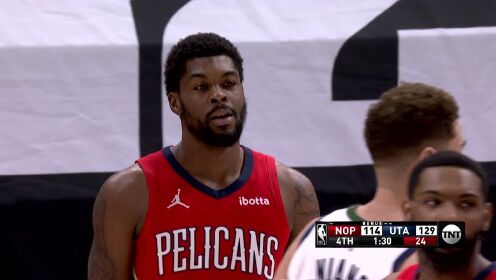 《NBA全场集锦》鹈鹕vs爵士第4节中文解说回放