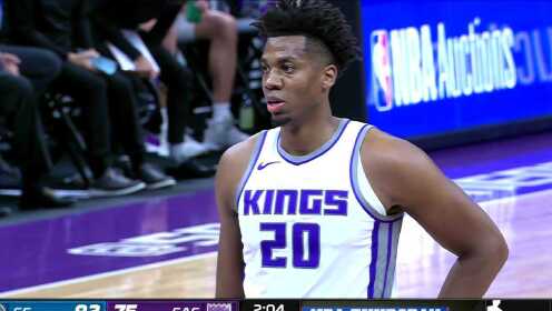 《NBA全场回放》NBA季前赛：勇士vs国王第3节英文原声回放
