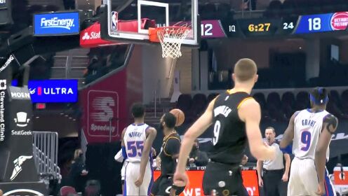 《NBA全场集锦》任你怎么防！加兰无视防守凌空勾手打板美如画