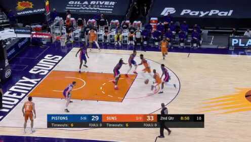 《NBA全场集锦》【原声】活塞92-109太阳 保罗20+9逆天3+1率队获胜