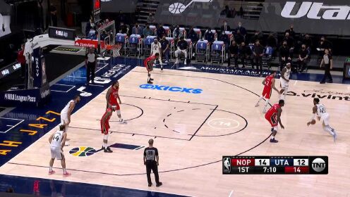 《NBA全场集锦》【原声】鹈鹕118-129爵士 爵士16分逆转鹈鹕喜提7连胜