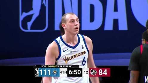 《NBA全场集锦》圣克鲁兹勇士vs艾里湾鹰第4节英文原声回放
