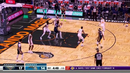 《NBA全场集锦》没有什么能够阻挡 亚当斯回头望月凶残暴扣