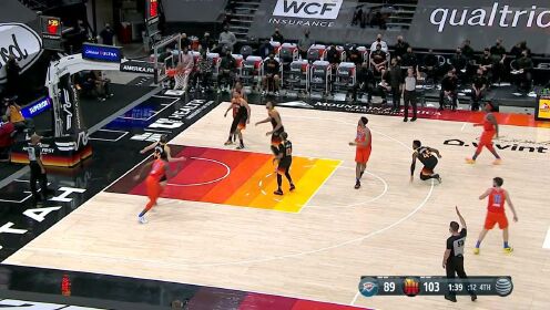《NBA全场集锦》人生巅峰时刻 多尔特命中本场第7记三分拿到生涯首个40+