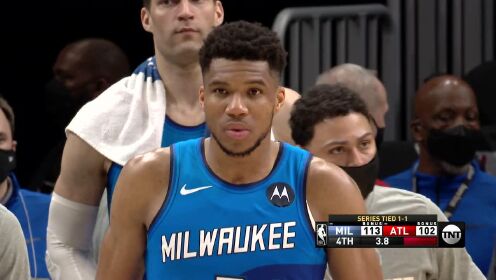 《NBA全场集锦》【纯享】雄鹿vs老鹰精华回放 字母哥33+11米德尔顿末节20分救主
