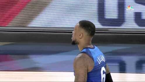 《NBA全场集锦》美国vs阿根廷第1节英文原声回放