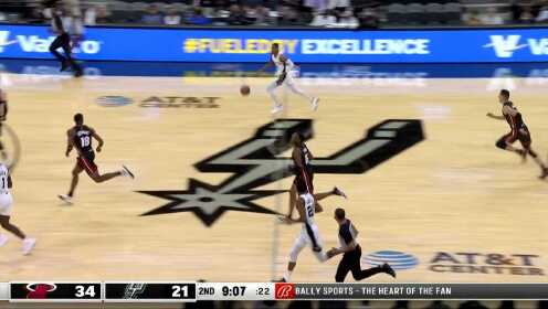 《NBA全场集锦》这就是球队核心 穆雷白衣渡江潇洒上反篮