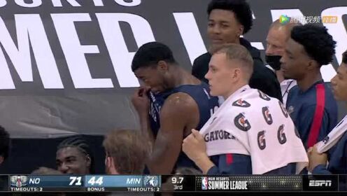 《NBA全场集锦》【回放】NBA夏季联赛：鹈鹕vs森林狼第3节