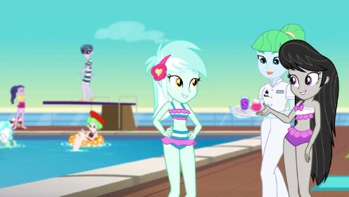 小马宝莉大电影7时间循环事件英文版大家来到海边过春假