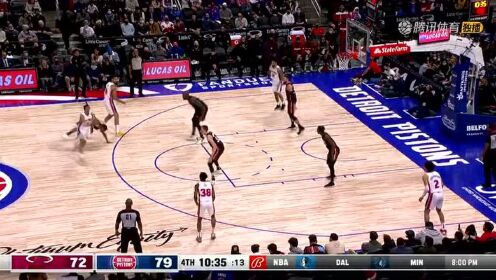 《NBA全场集锦》外线出手一箭穿心 萨本李抬手就投飚中三分