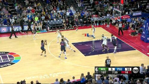 《费城76人》听说你是MVP？ 里德飞身补扣势大力沉
