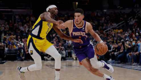 《NBA全场集锦》【球星】 布克vs步行者集锦 轻取35分一展无解进攻包