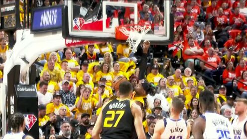 《NBA全场集锦》大步流星冲锋陷阵 豪斯突破一步登天隔扣克勒贝尔