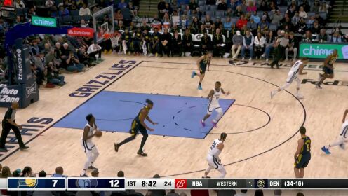 《NBA全场集锦》在孟菲斯能蹦的人真不少！威廉姆斯空接挂筐尽显身体天赋