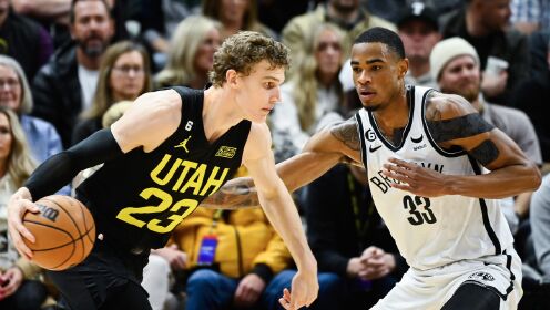 《NBA全场集锦》【球星】马尔卡宁vs篮网集锦 内线翻江倒海22+11两双难救主