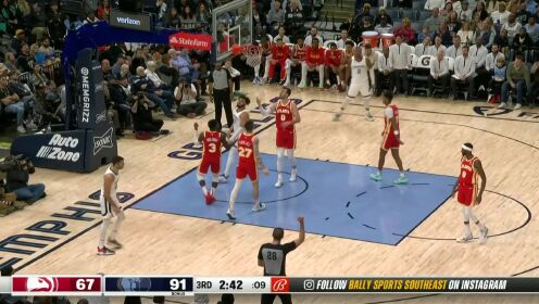 《NBA全场集锦》脚下全是技术 罗比转身过人轻松打成