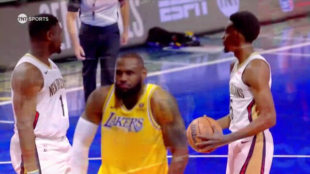 NBA季中锦标赛半决赛·鹈鹕89-133湖人