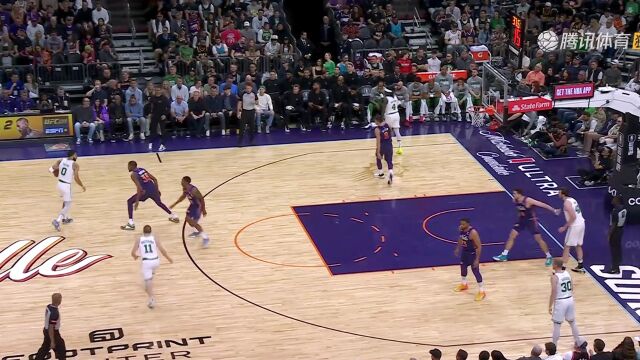 王牌对决！塔图姆晃开杜兰特飚进三分