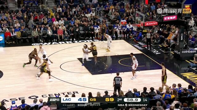 没吃晃！哈登大帽库里三分 直接反击造犯规