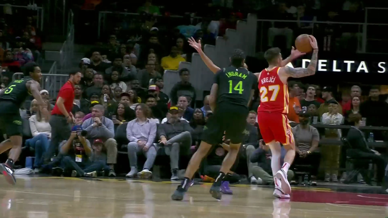 克雷伊奇内线狂秀传球技术 卡佩拉疯狂吃饼毫不留情