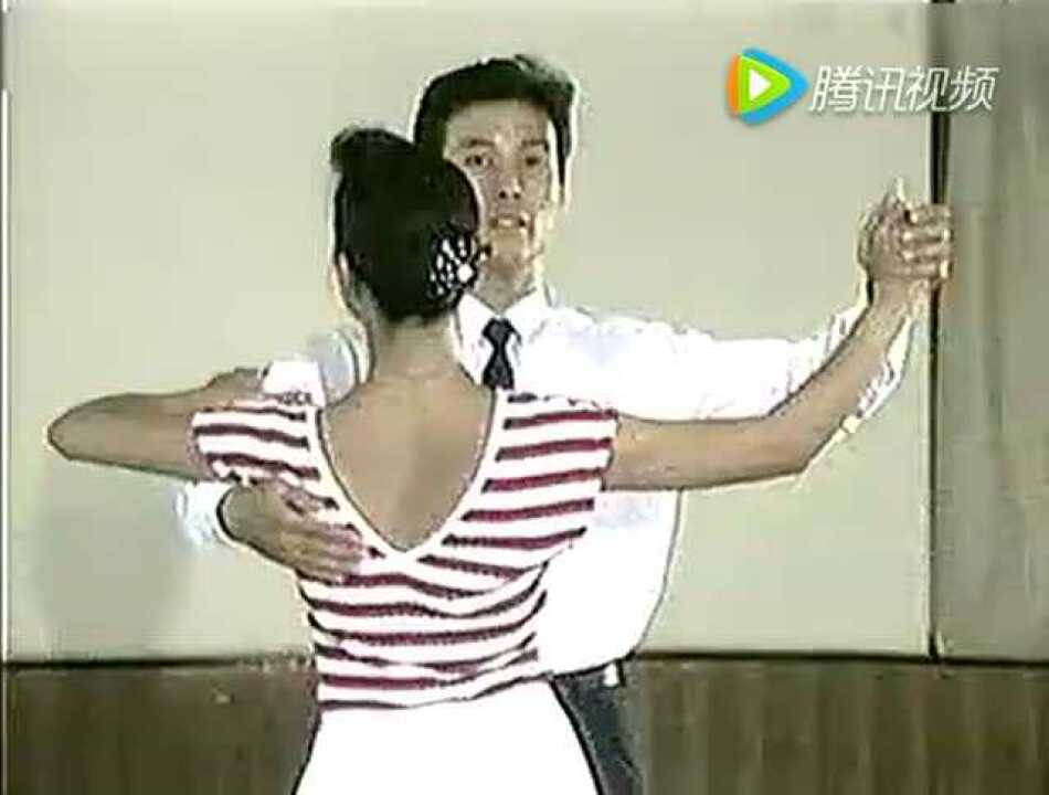 交谊舞：慢四基本步教学_高清