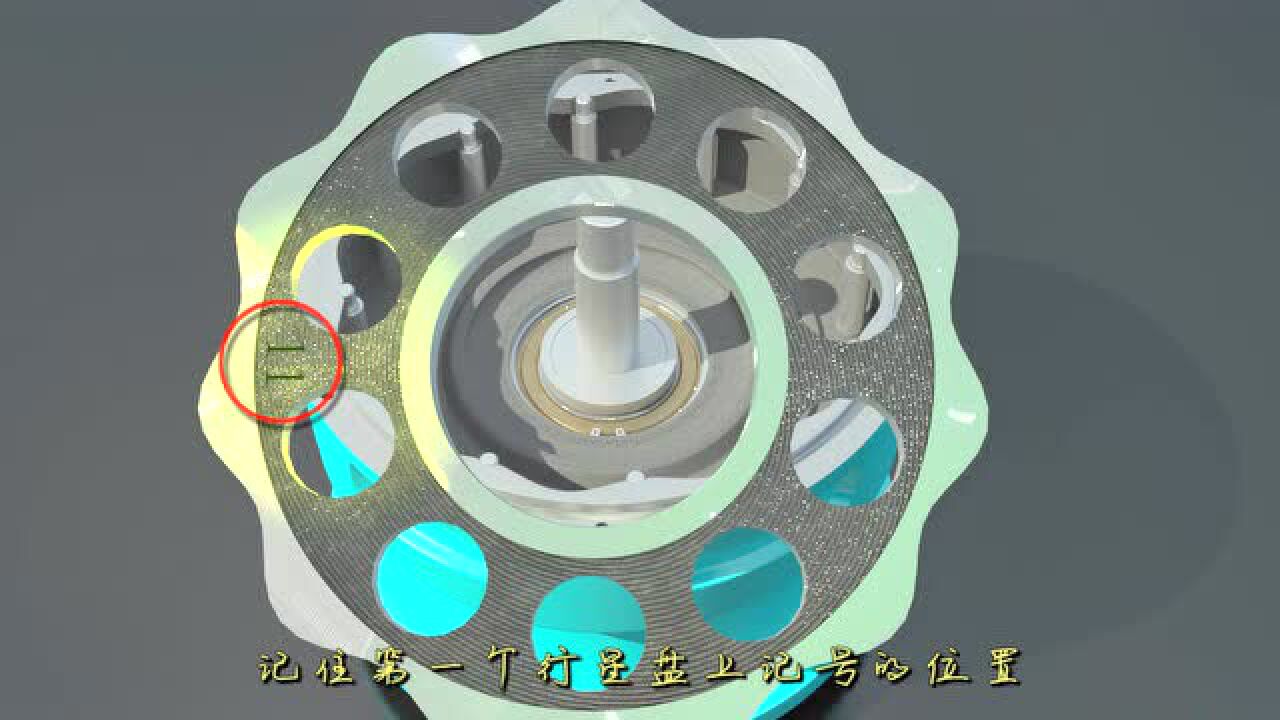 摆线针轮减速机组装演示动画_高清