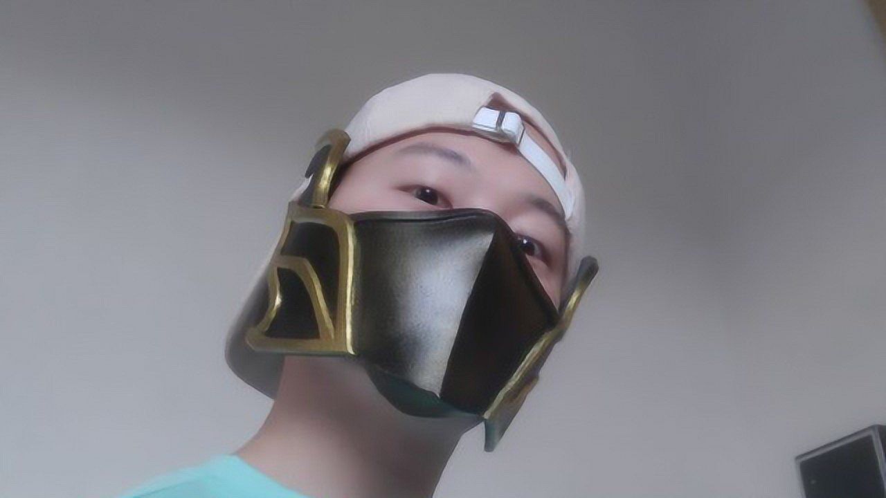 王者荣耀,兰陵王cos套装,做个简单的兰陵王面具你也行