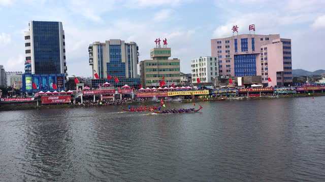 2017饶平龙舟赛下市楚巷赛区第一轮(长乐vs竹溪)