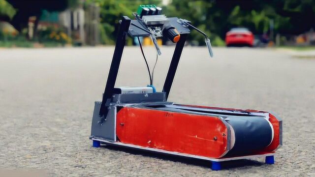 如何自制一台跑步机?动手能力太强了!