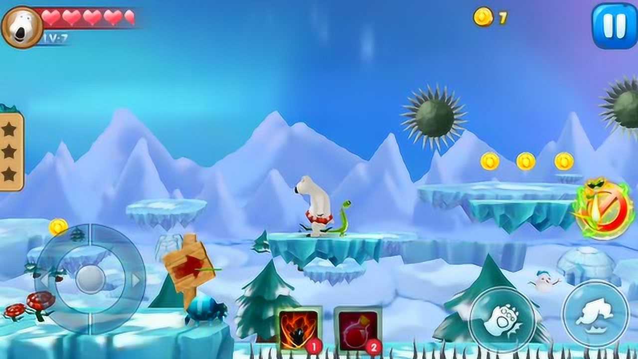 倒霉熊奇幻大冒险第16期倒霉熊获得可爱的小小狗 倒霉熊手机游戏_腾讯