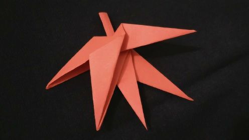 折纸大全 教你折一片枫叶既能作装饰也能当书签 DIY创意折纸
