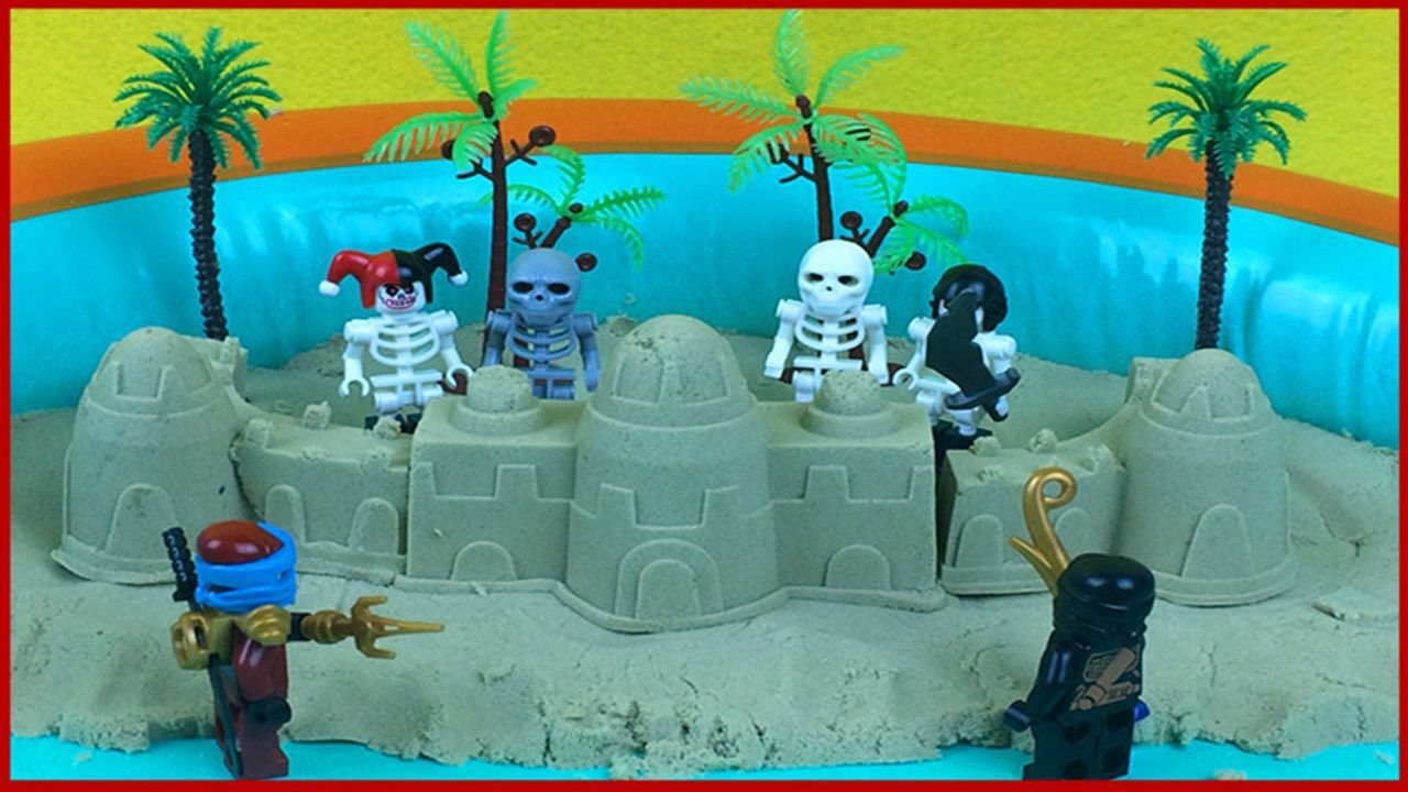 乐高积木之幻影忍者攻打骷髅战士的紧固城堡