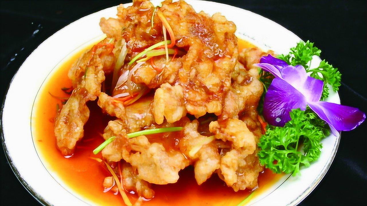 经典锅包肉做法，实在太详细了，每次都得做两盘！_高清
