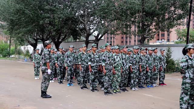 武山一中军训_腾讯视频