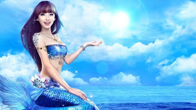 模拟人生4这个人鱼公主捏得可漂亮啦