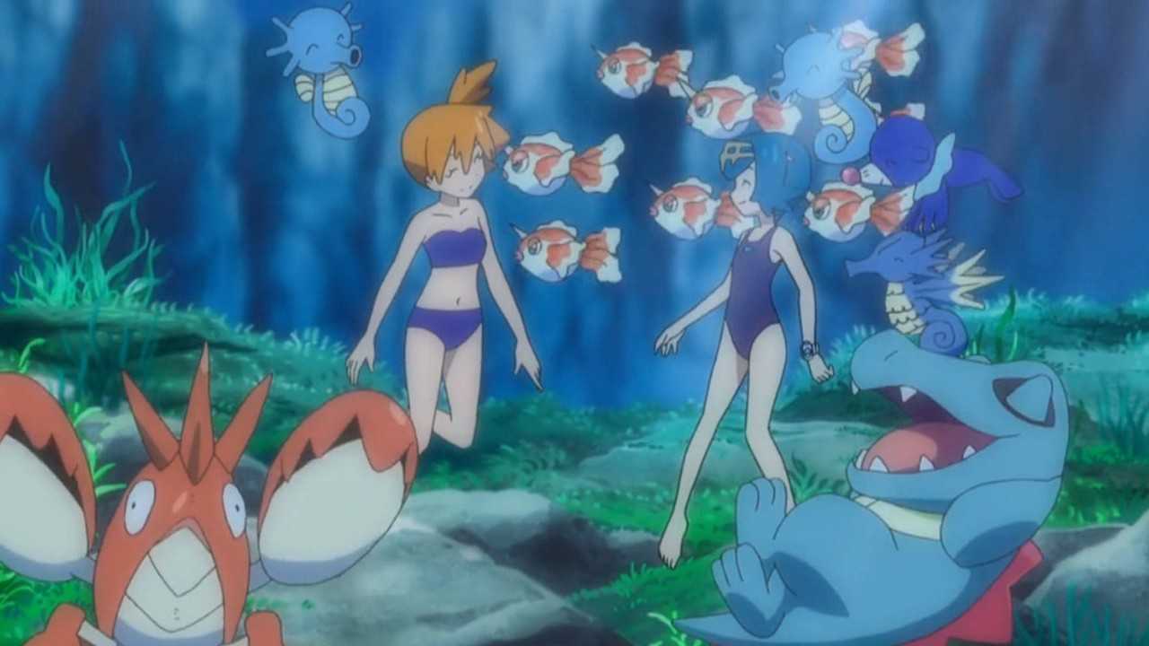 神奇宝贝小霞水莲水中嬉戏谁才是你心中水之女王呢