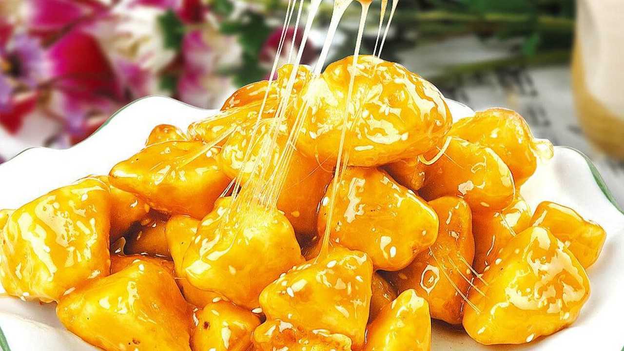 两分钟教会你拔丝苹果的做法特别简单好吃得停不下来