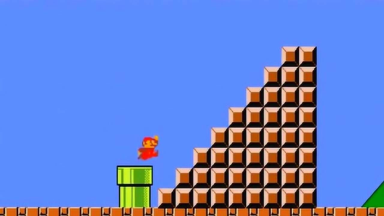 超级玛丽,城堡那么高,让我怎么跳上去,我也是无语了.