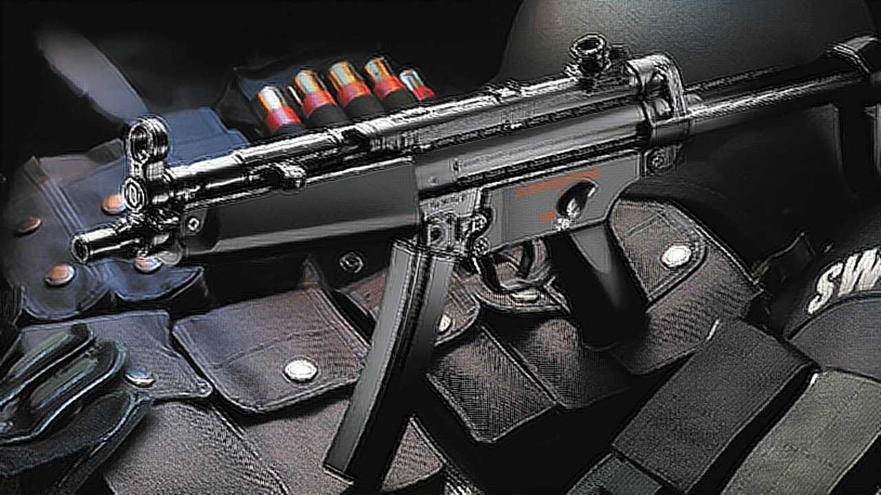 现实中的野牛冲锋枪是这样的射击空包弹近距离无敌手