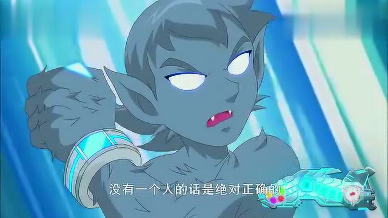 纳米神兵集结阿离小光和敏敏三人的力量迪曼双姝防护屏给打破