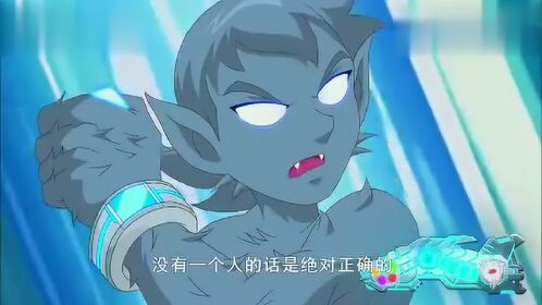 纳米神兵集结阿离小光和敏敏三人的力量迪曼双姝防护屏给打破