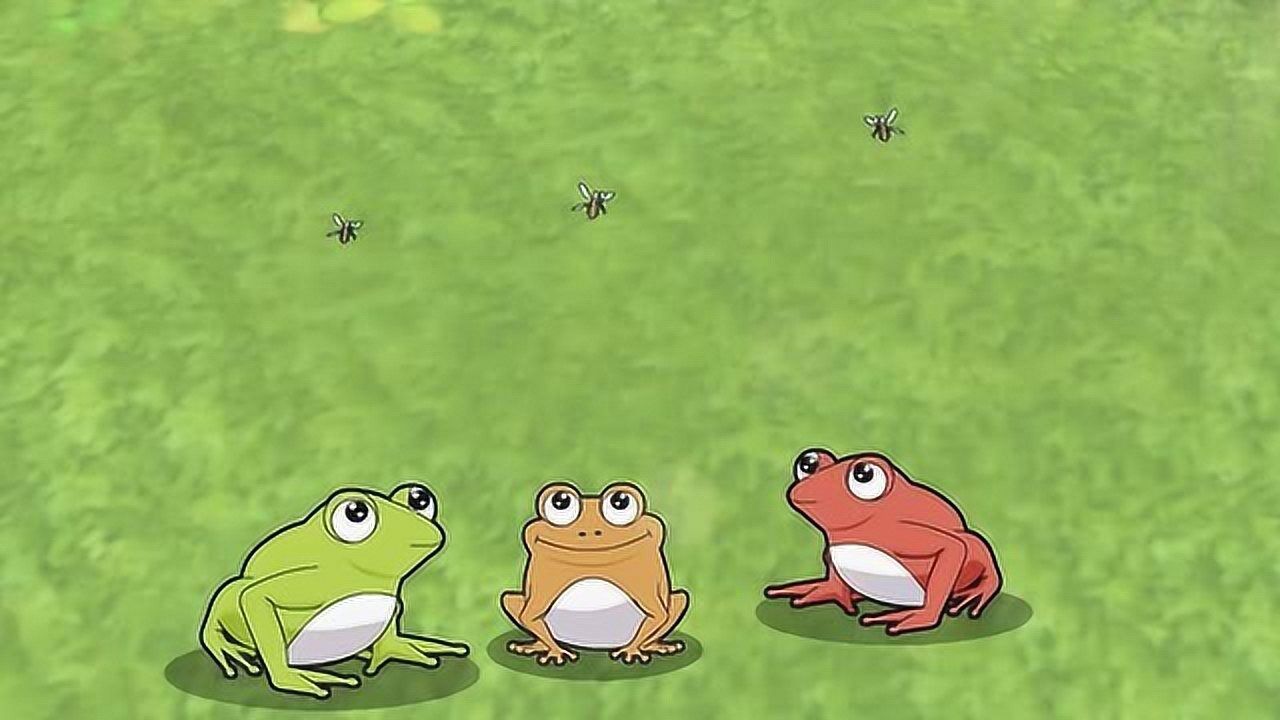 青蛙吃蚊子的动作太帅了惊呆了大头儿和小伙伴