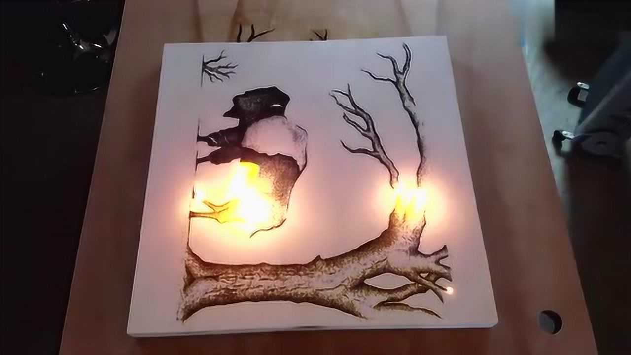 国外画家用火药画牛点燃后美呆了